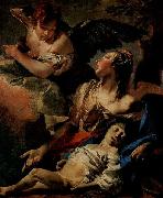 Giovanni Battista Tiepolo Hagar und Ismael, Pendant zu painting